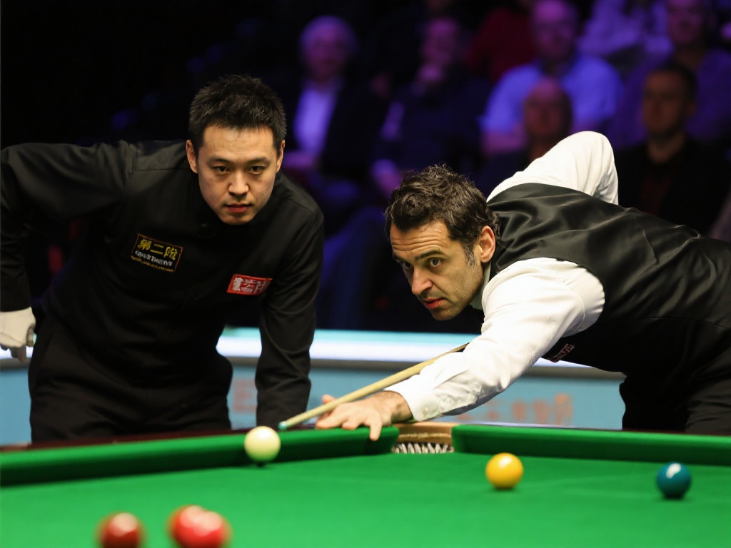 斯诺克世锦赛半决赛第二阶段赵心童大胜奥沙利文12-4