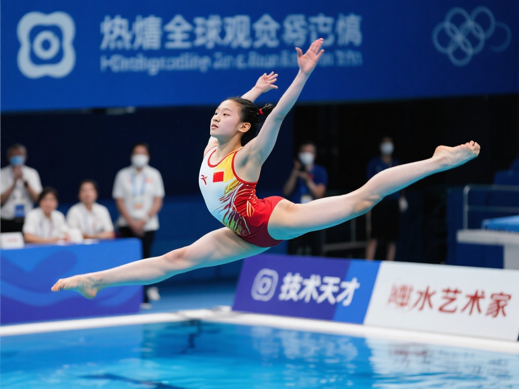 陈芋汐闪耀跳水世界杯总决赛女子10米跳台