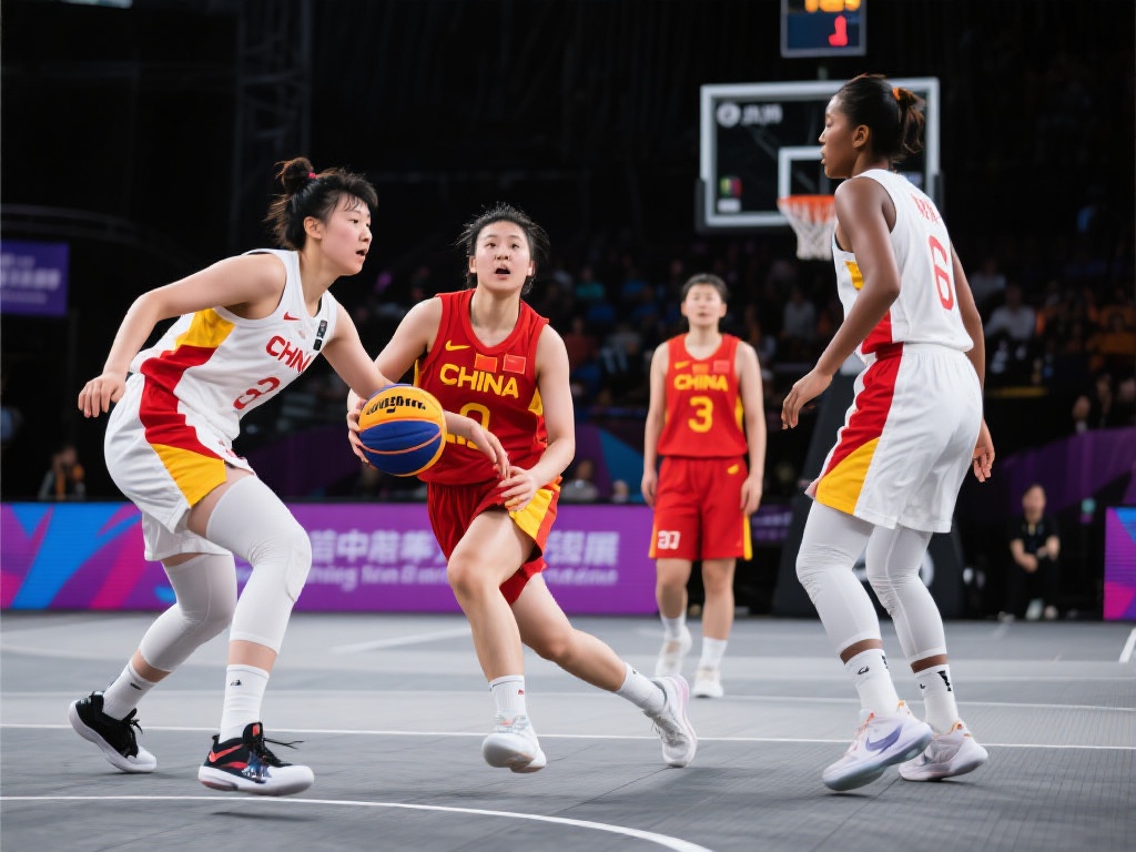 中国女子三人篮球队勇夺亚洲杯季军