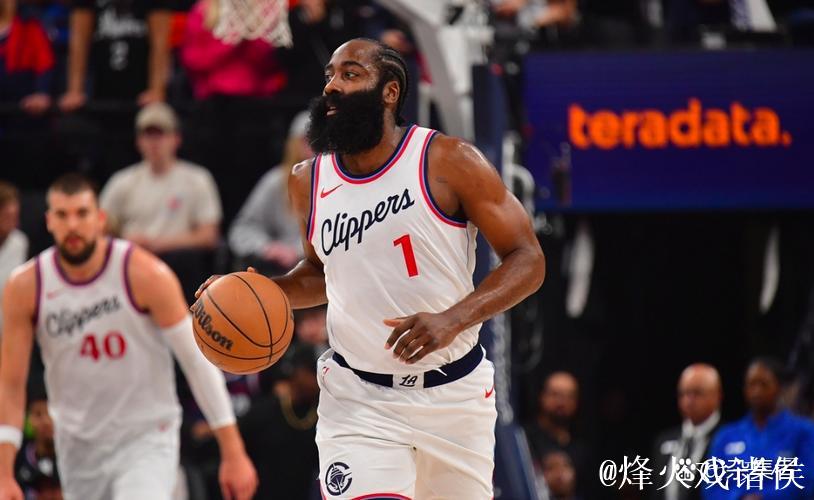 哈登39+9+11约基奇空砍28+14+11 快船险胜掘金 哈登39+9+11约基奇空砍28+14+11 快船险胜掘金